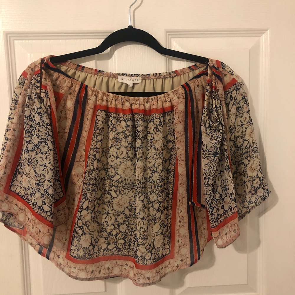 Off the shoulder blouse